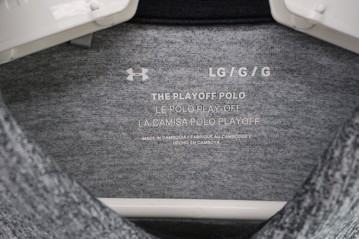 UNDER ARMOUR(アンダーアーマー) ポロシャツ グレー メンズ LG A-3