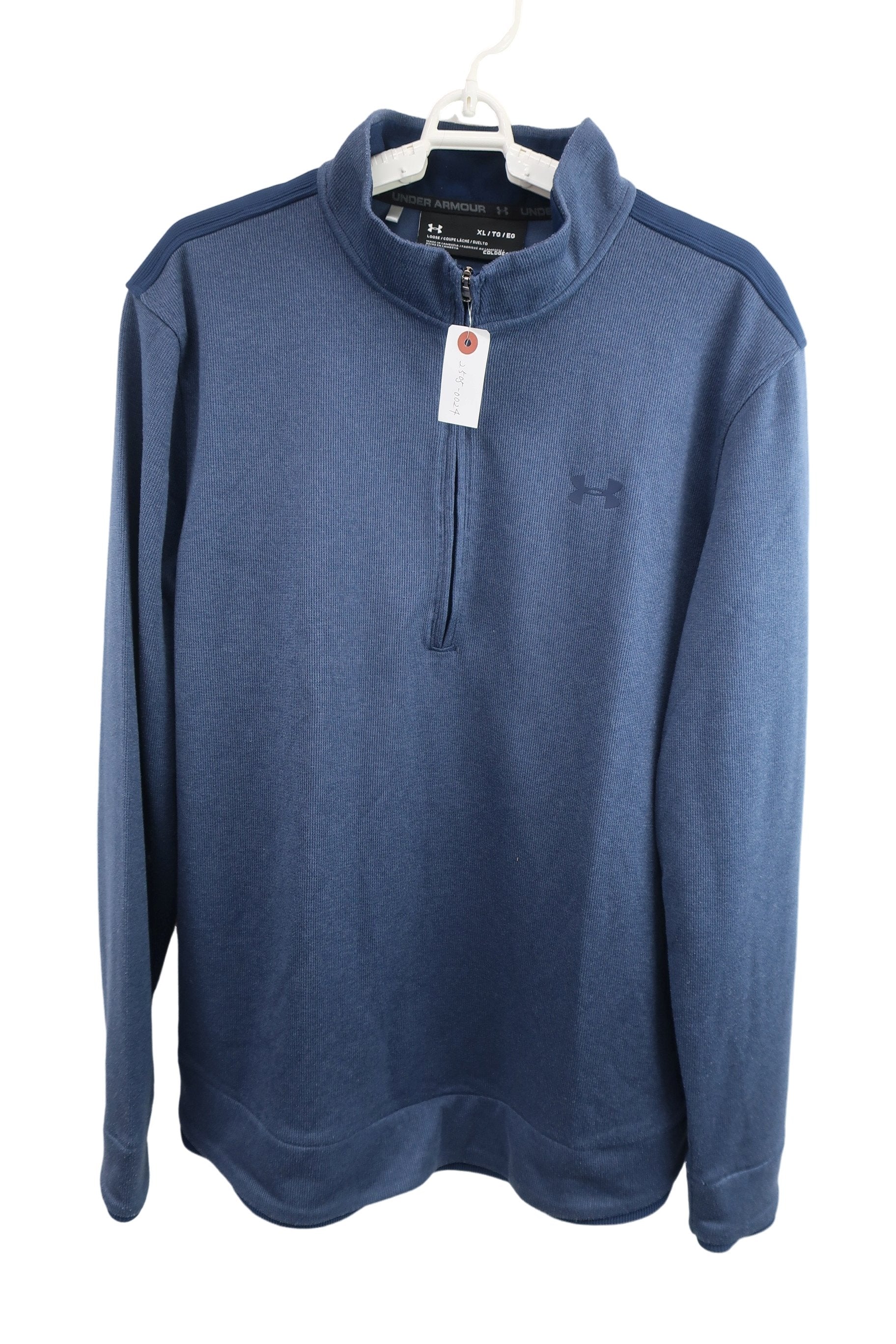 UNDER ARMOUR(アンダーアーマー) ハーフジップトレーナー ネイビー メンズ XL A-1