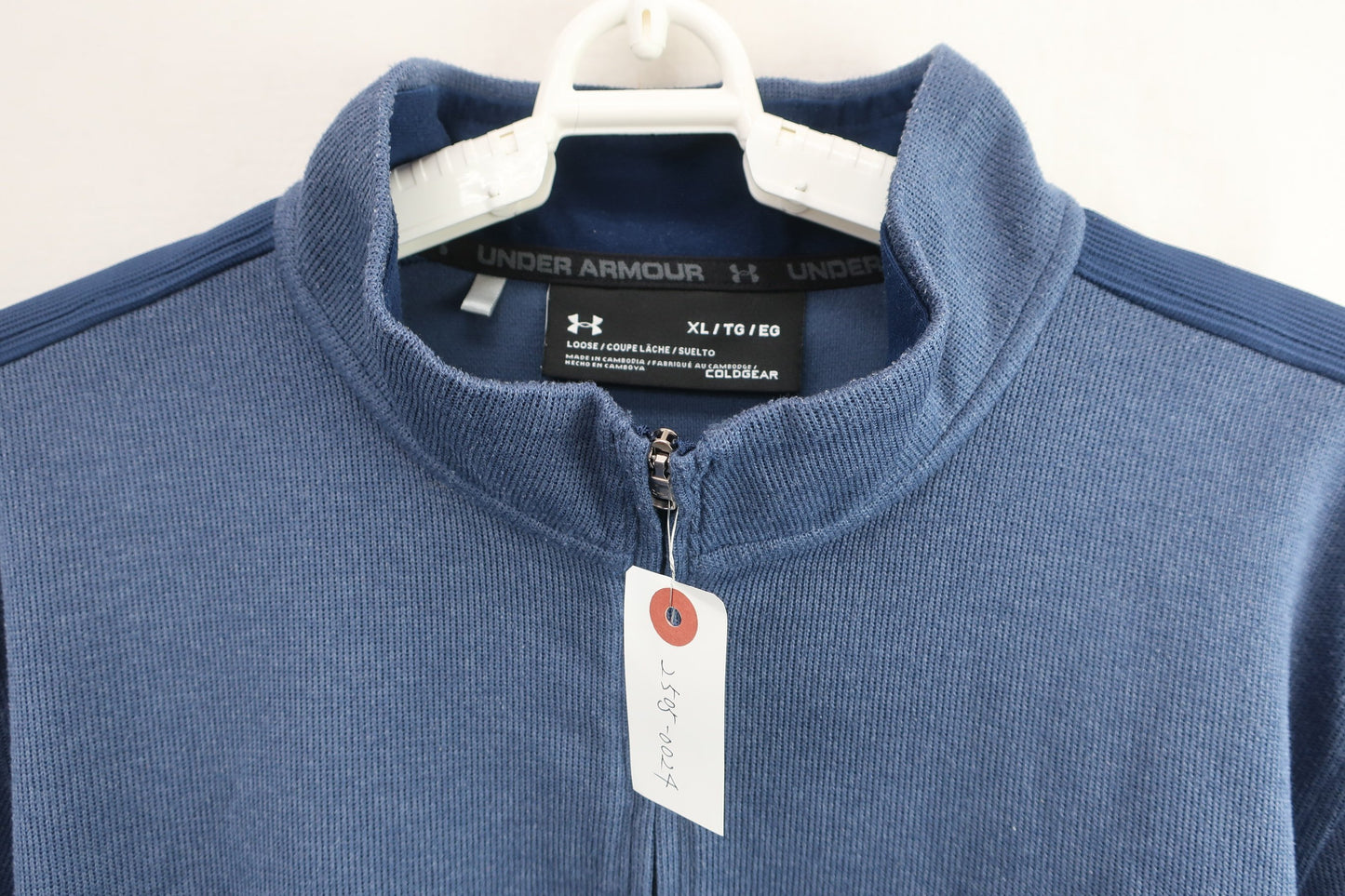 UNDER ARMOUR(アンダーアーマー) ハーフジップトレーナー ネイビー メンズ XL A-4