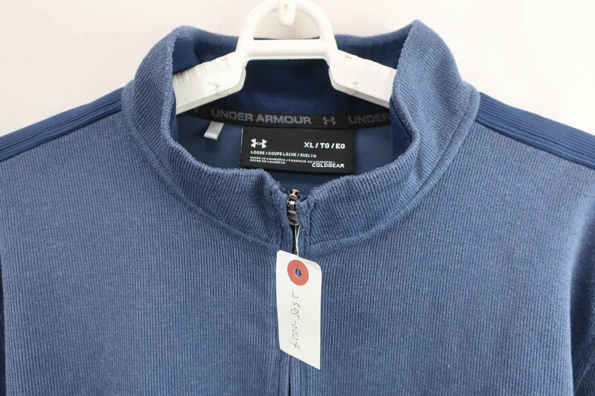 UNDER ARMOUR(アンダーアーマー) ハーフジップトレーナー ネイビー メンズ XL A-4