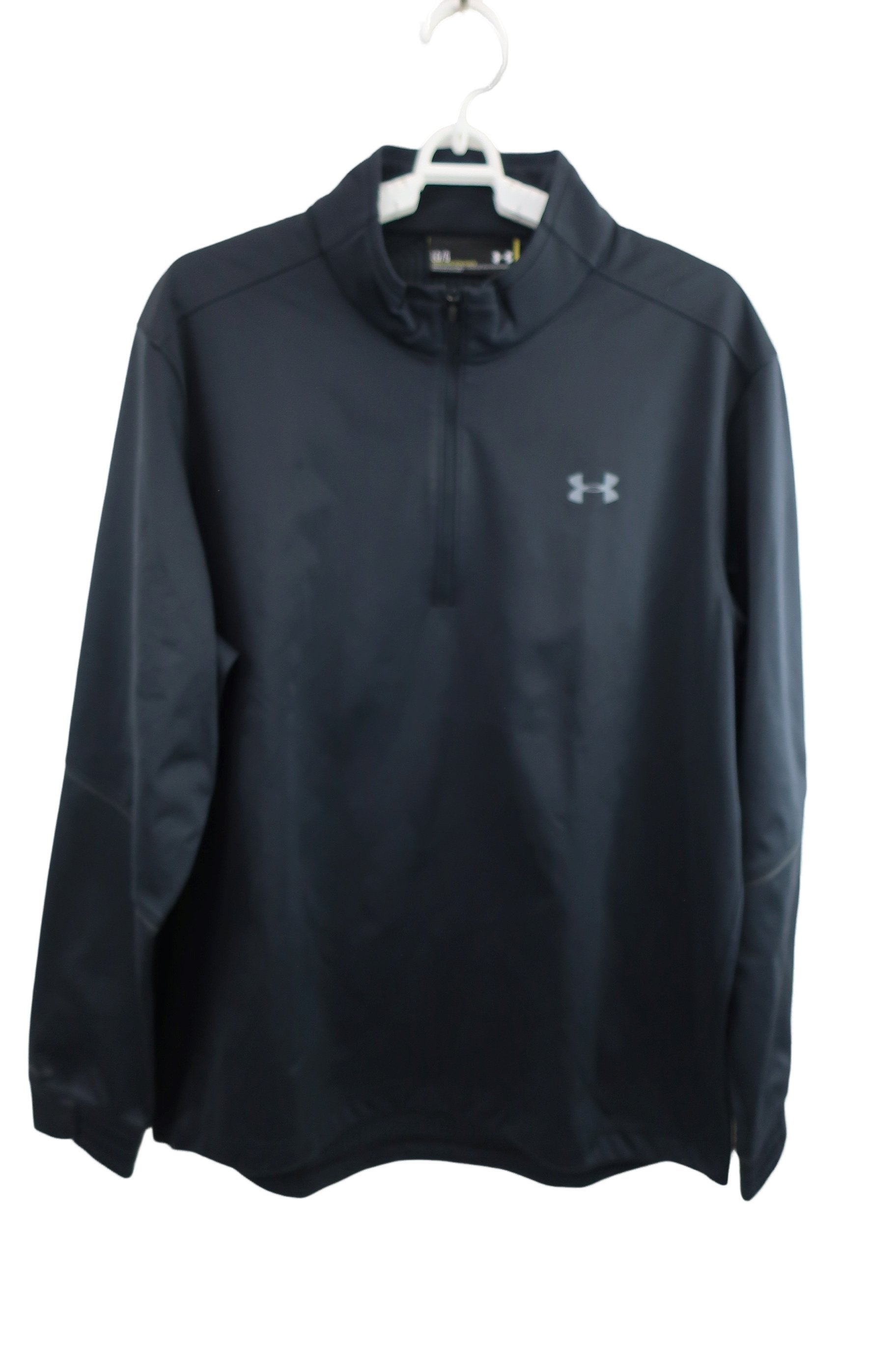 UNDER ARMOUR(アンダーアーマー) ハーフジップトレーナー 黒 メンズ LG A-1