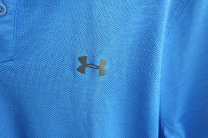 UNDER ARMOUR(アンダーアーマー) ポロシャツ 青 メンズ LG A-2