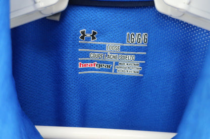 UNDER ARMOUR(アンダーアーマー) ポロシャツ 青 メンズ LG A-3