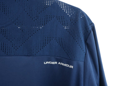 UNDER ARMOUR(アンダーアーマー) ポロシャツ ネイビー メンズ XL B-7