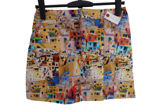 Kappa(カッパ) スカート オレンジ総柄 レディース A-1