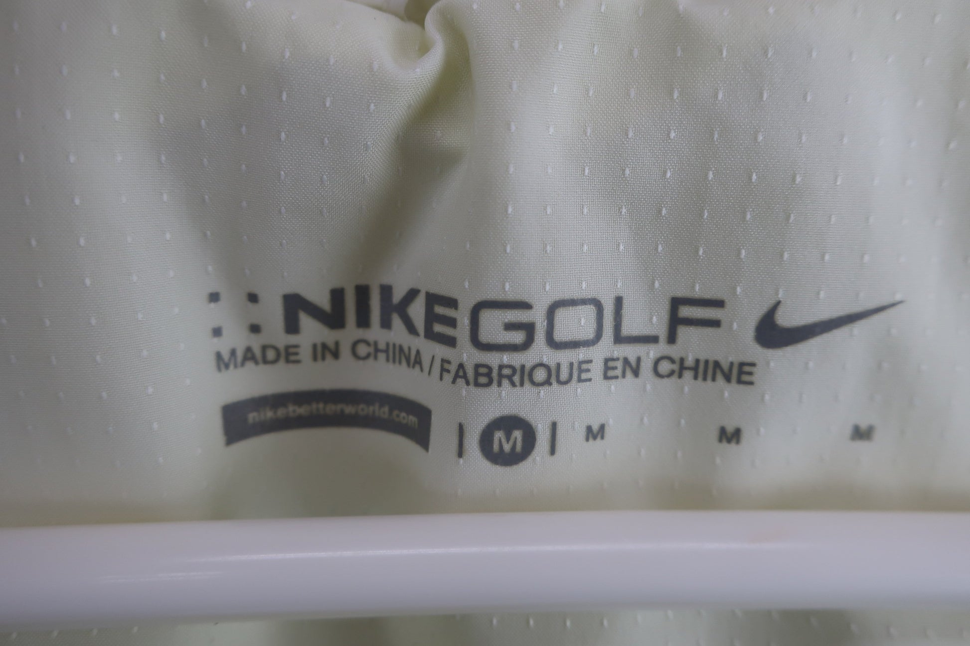 NIKE GOLF(ナイキゴルフ) 半袖シャツ 白黄色 レディース M B-3