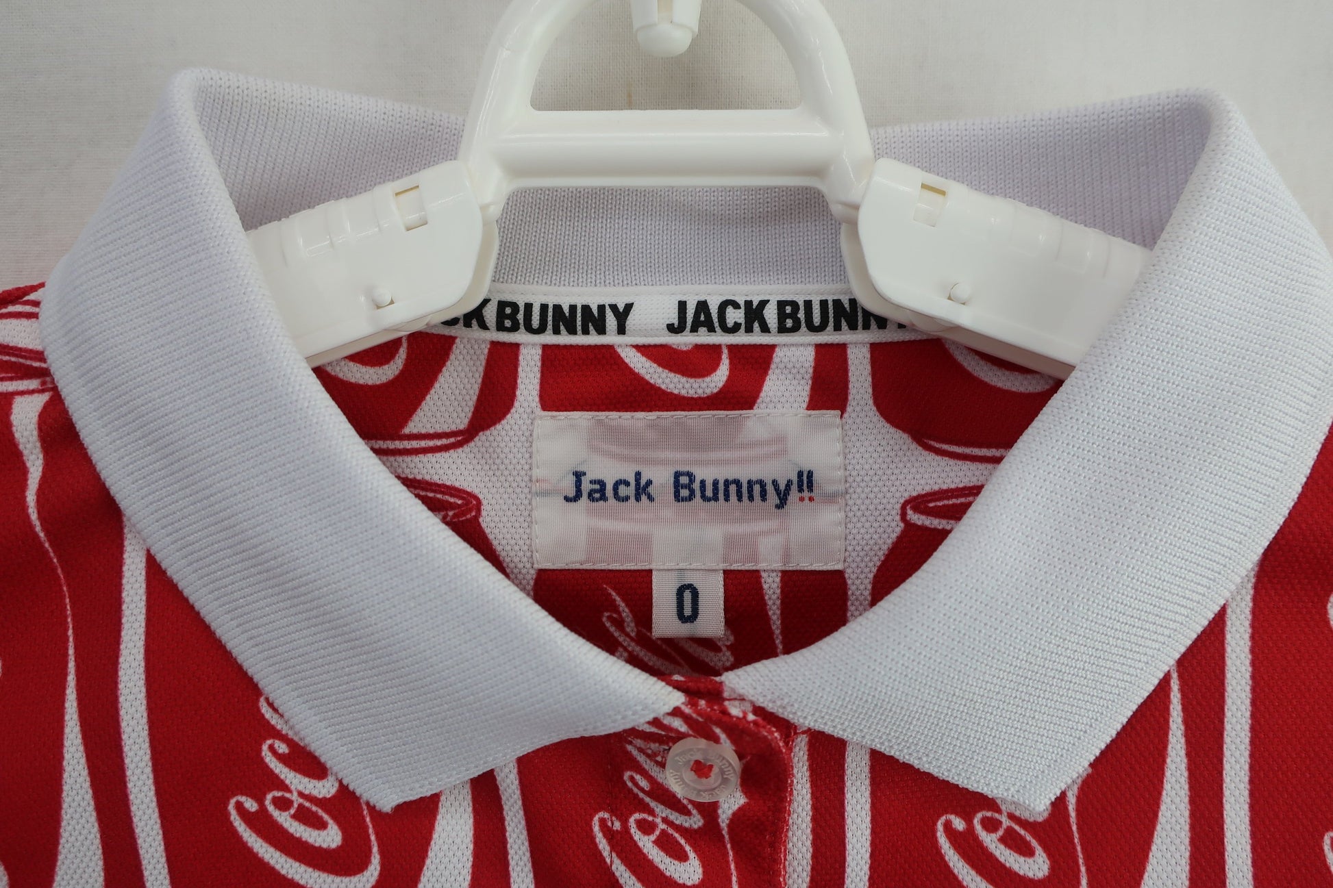Jack Bunny(ジャックバニー) ノースリーブポロシャツ コカ・コーラ柄 レディース 0 263-1160528 A-3