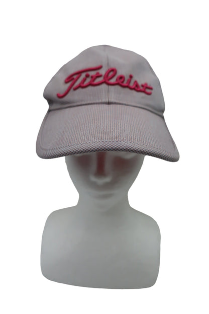 Titleist(タイトリスト) キャップ ピンクチェック レディース フリーサイズ A-1