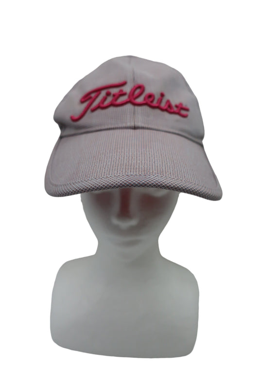 Titleist(タイトリスト) キャップ ピンクチェック レディース フリーサイズ A-1
