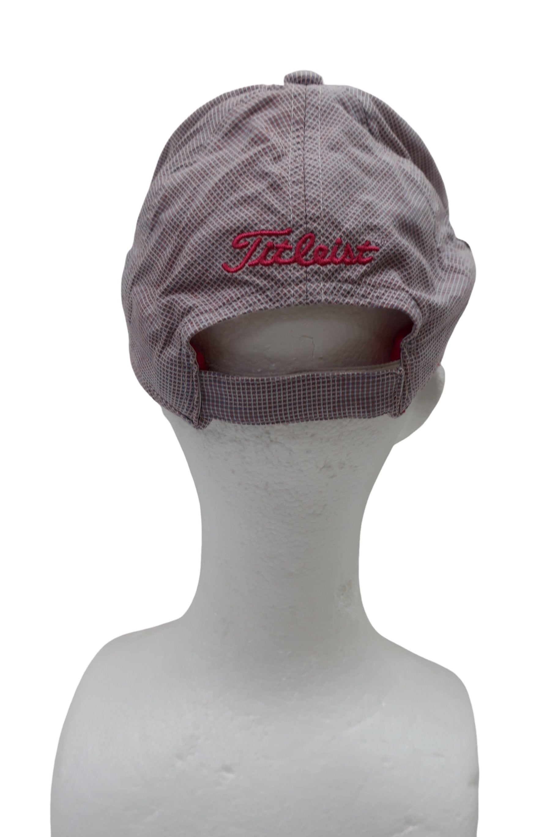Titleist(タイトリスト) キャップ ピンクチェック レディース フリーサイズ A-3