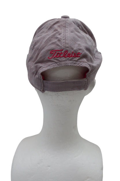 Titleist(タイトリスト) キャップ ピンクチェック レディース フリーサイズ A-3