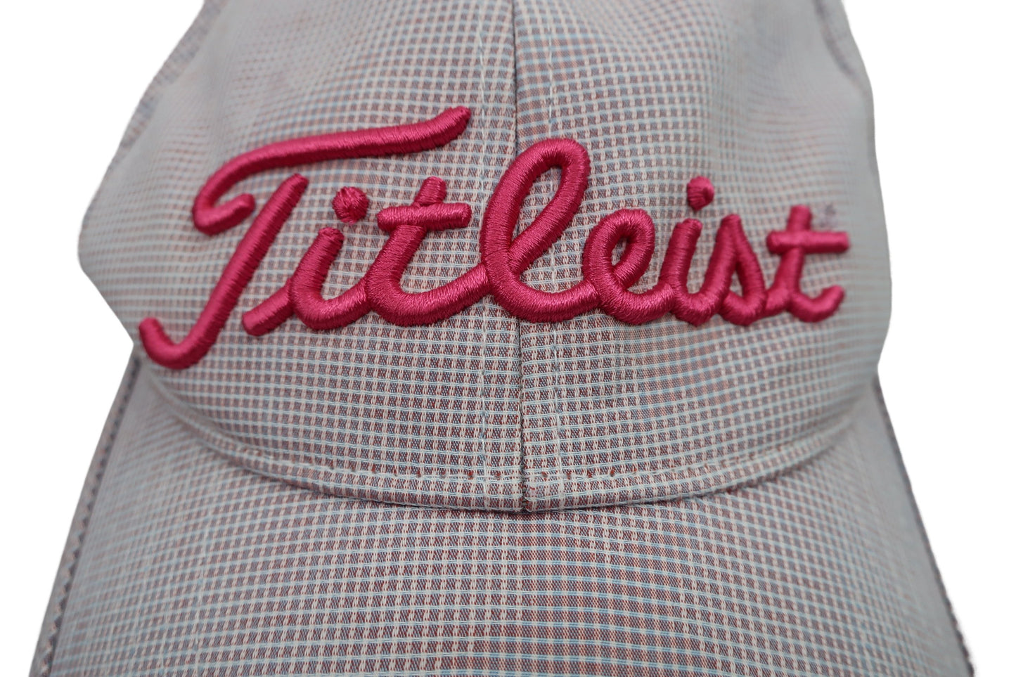 Titleist(タイトリスト) キャップ ピンクチェック レディース フリーサイズ A-5