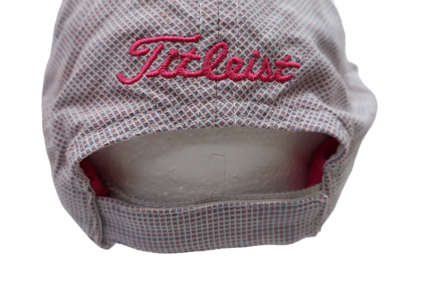 Titleist(タイトリスト) キャップ ピンクチェック レディース フリーサイズ A-6