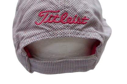 Titleist(タイトリスト) キャップ ピンクチェック レディース フリーサイズ A-6