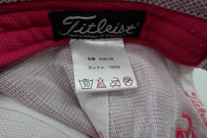 Titleist(タイトリスト) キャップ ピンクチェック レディース フリーサイズ A-7