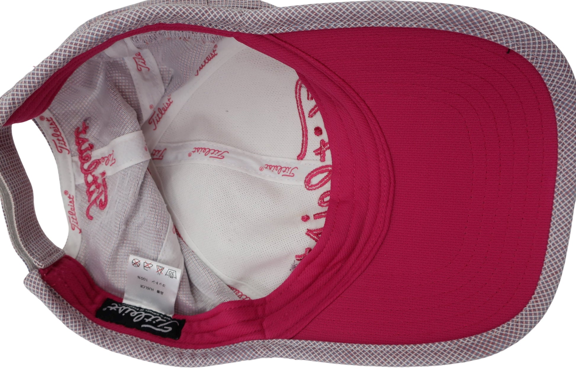 Titleist(タイトリスト) キャップ ピンクチェック レディース フリーサイズ A-8