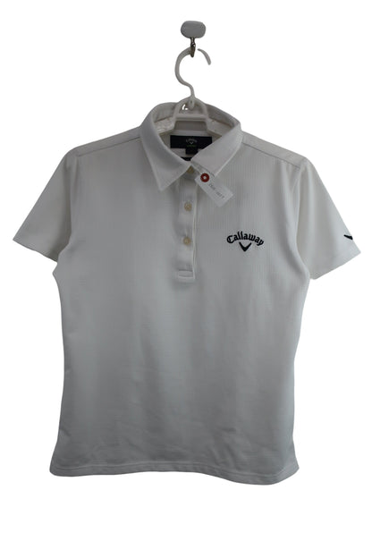 Callaway(キャロウェイ) ポロシャツ 白 レディース L 241-958814 B-1