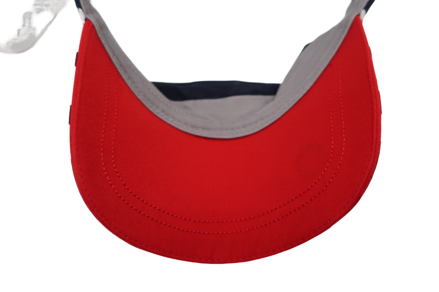 le coq sportif(ルコックスポルティフ) サンバイザー ネイビー白総柄 レディース フリーサイズ A-7