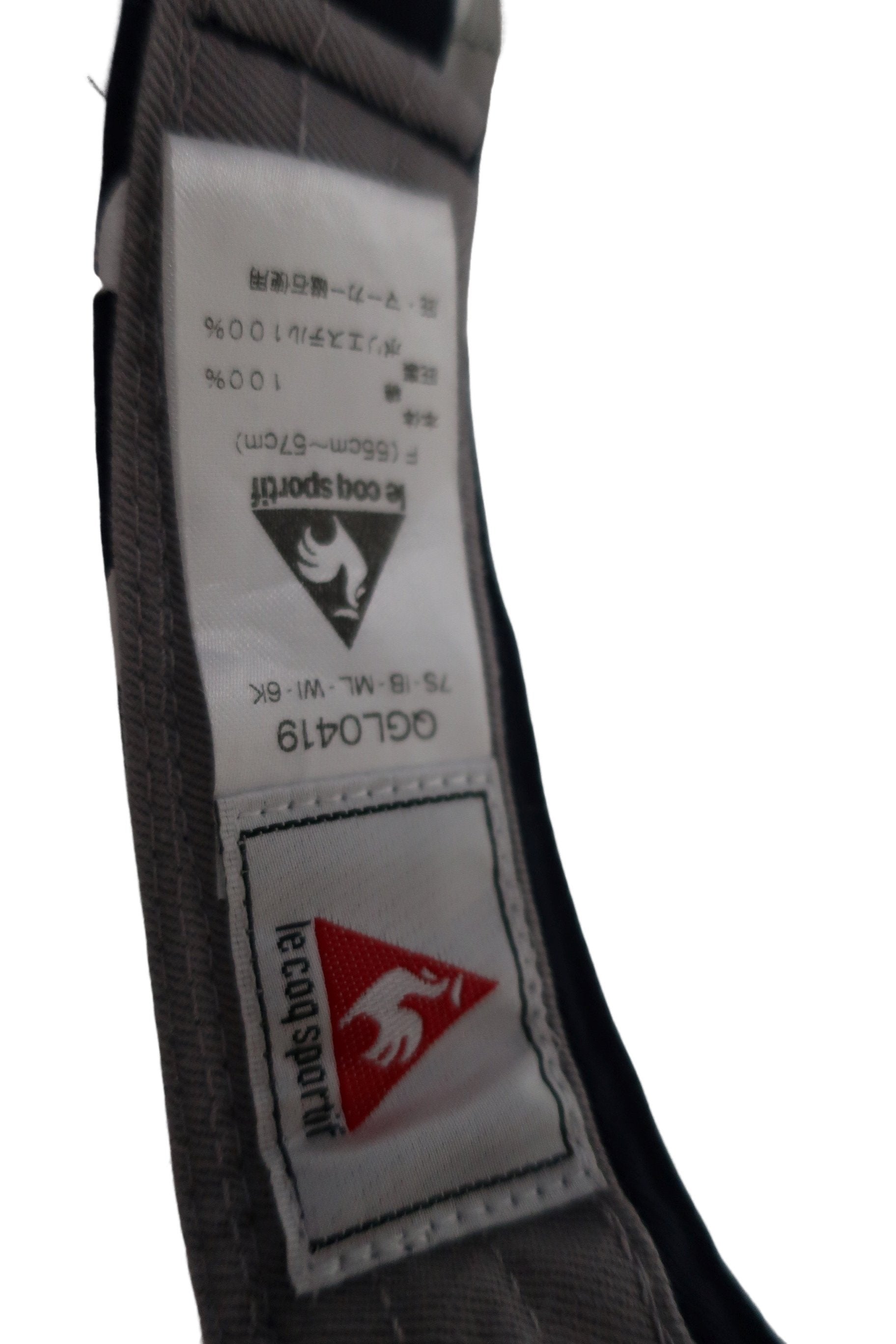 le coq sportif(ルコックスポルティフ) サンバイザー ネイビー白総柄 レディース フリーサイズ A-8