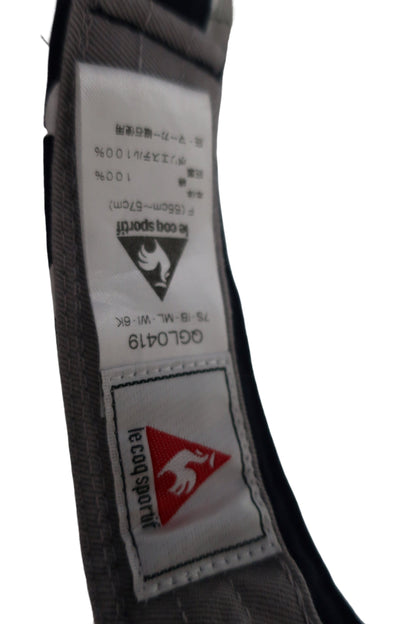 le coq sportif(ルコックスポルティフ) サンバイザー ネイビー白総柄 レディース フリーサイズ A-8