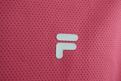 FILA GOLF(フィラゴルフ) 半袖モックネックシャツ ピンク レディース M S-3