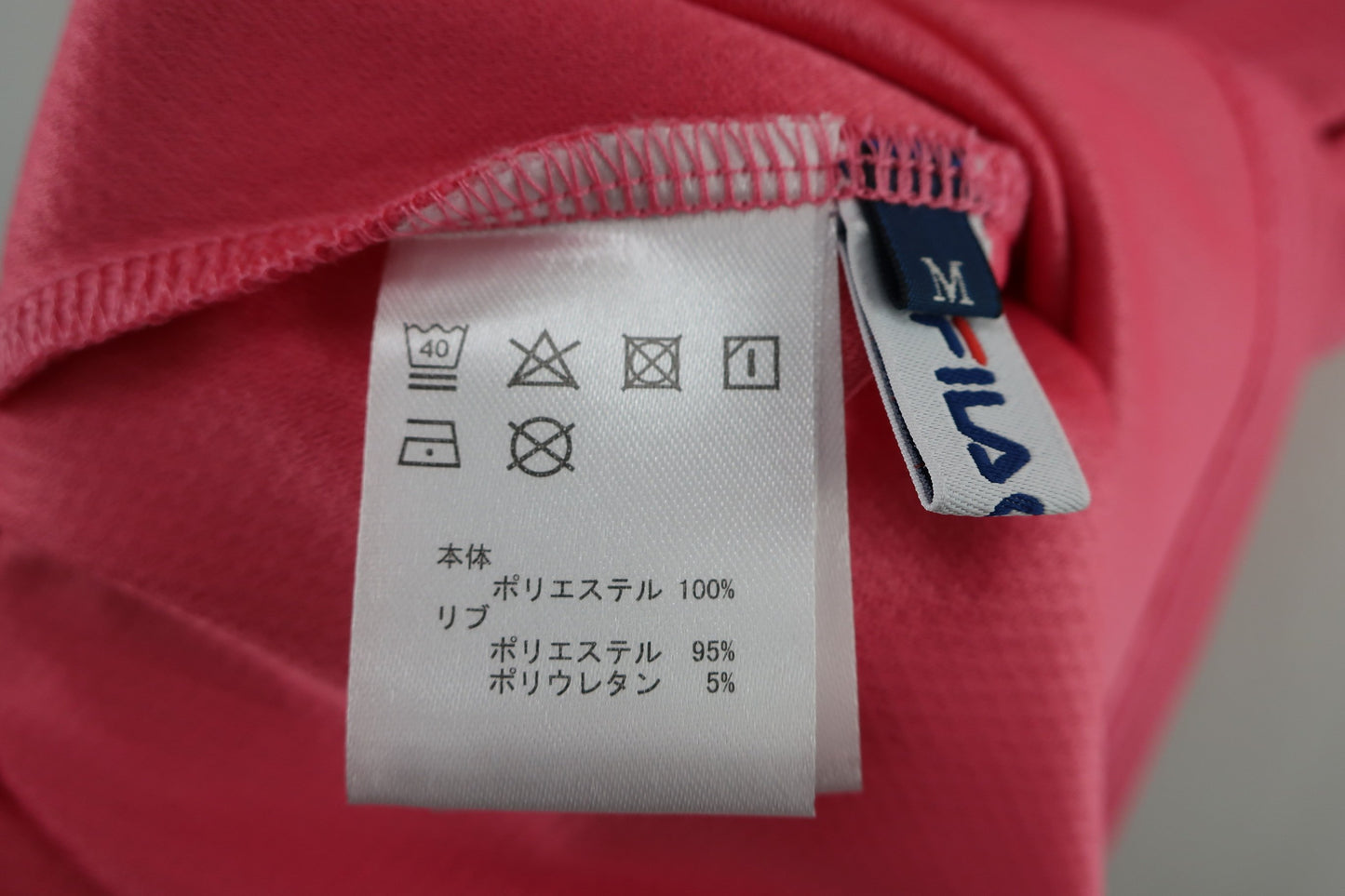 FILA GOLF(フィラゴルフ) 半袖モックネックシャツ ピンク レディース M S-6
