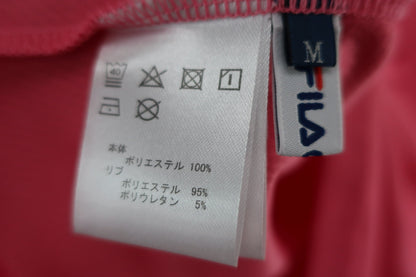 FILA GOLF(フィラゴルフ) 半袖モックネックシャツ ピンク レディース M S-8