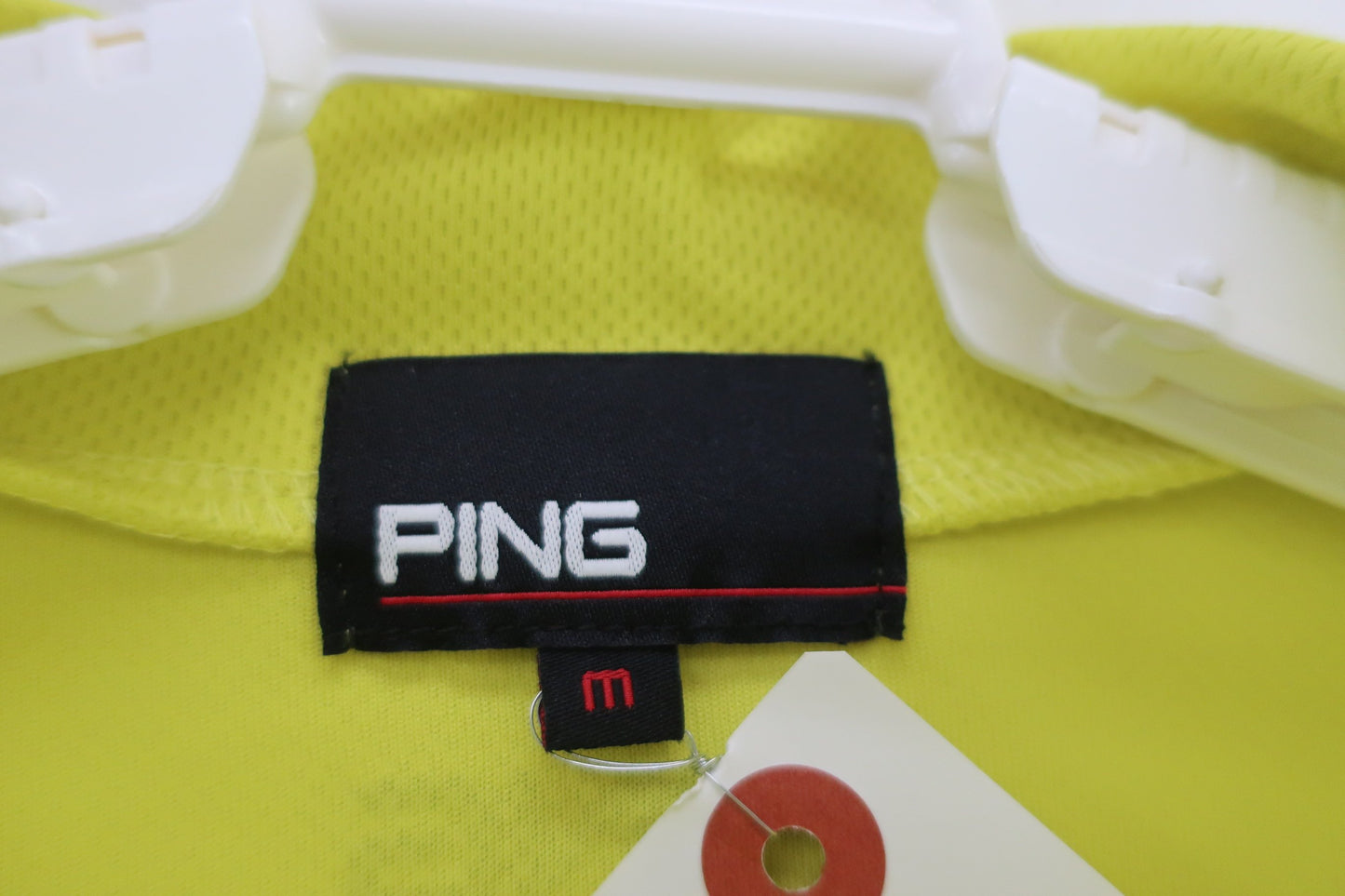 PING(ピン) 半袖モックネックシャツ 黄色 レディース M 622-3268806 S-2