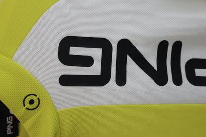 PING(ピン) 半袖モックネックシャツ 黄色 レディース M 622-3268806 S-3