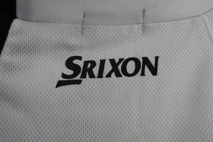 SRIXON(スリクソン) 半袖モックネックシャツ 白黒 メンズ M B-8