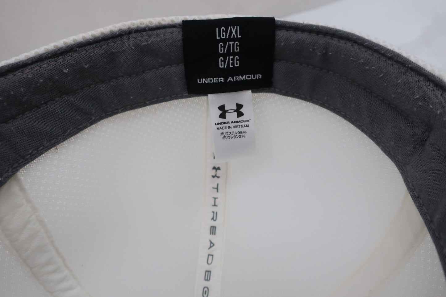 UNDER ARMOUR(アンダーアーマー) キャップ 白 メンズ フリーサイズ B-9