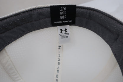 UNDER ARMOUR(アンダーアーマー) キャップ 白 メンズ フリーサイズ B-9