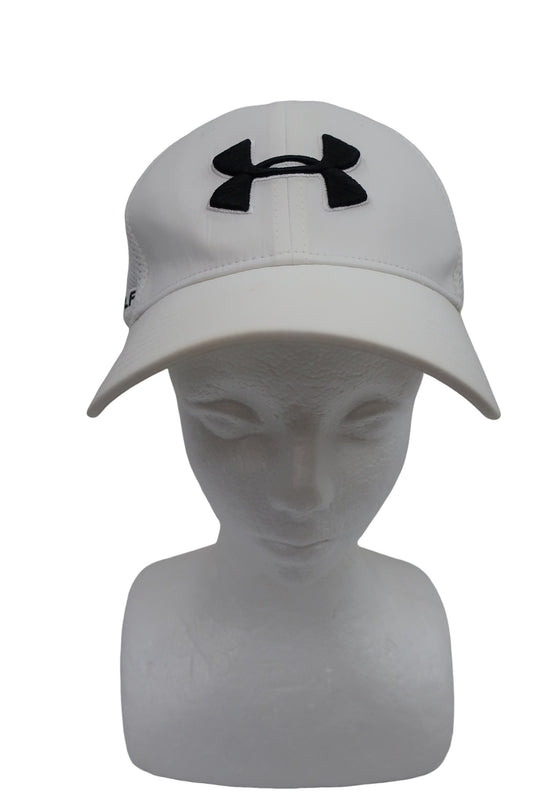 UNDER ARMOUR(アンダーアーマー) キャップ 白 メンズ フリーサイズ B-1