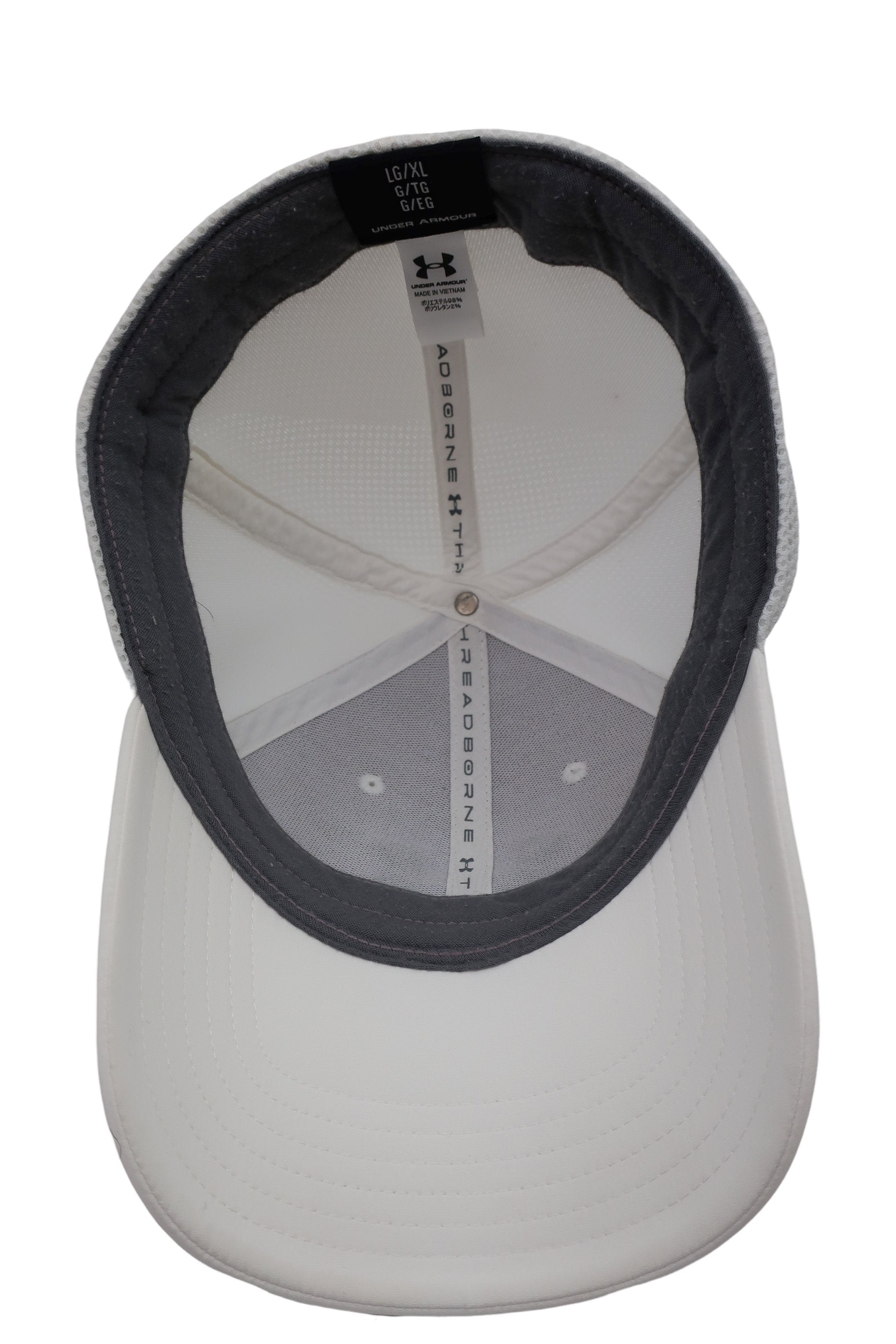 UNDER ARMOUR(アンダーアーマー) キャップ 白 メンズ フリーサイズ B-9