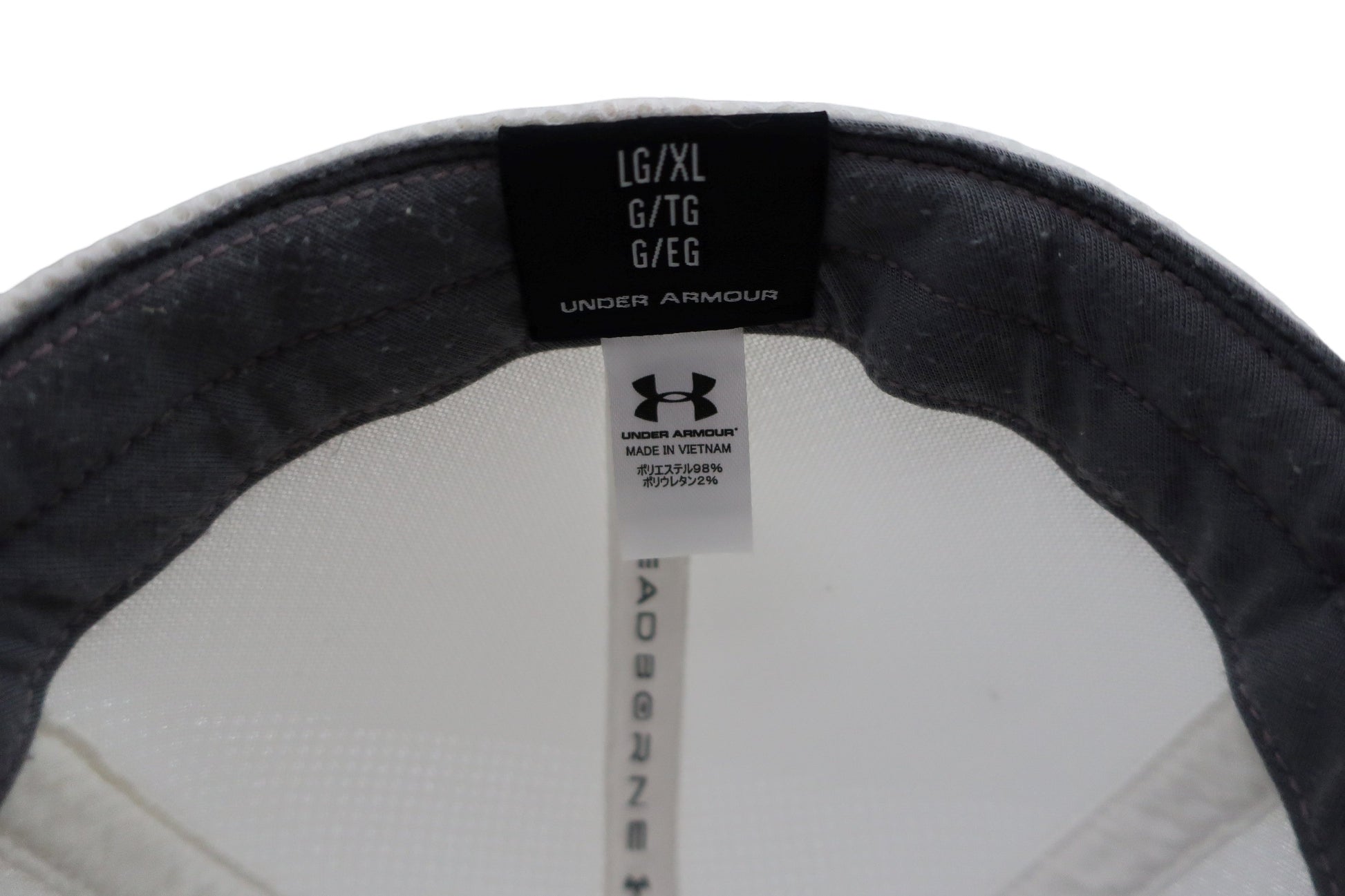 UNDER ARMOUR(アンダーアーマー) キャップ 白 メンズ フリーサイズ B-10