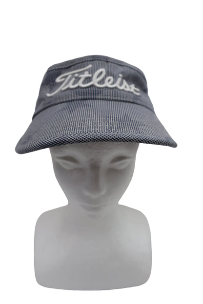 Titleist(タイトリスト) サンバイザー ネイビーチェック メンズ フリーサイズ A-1