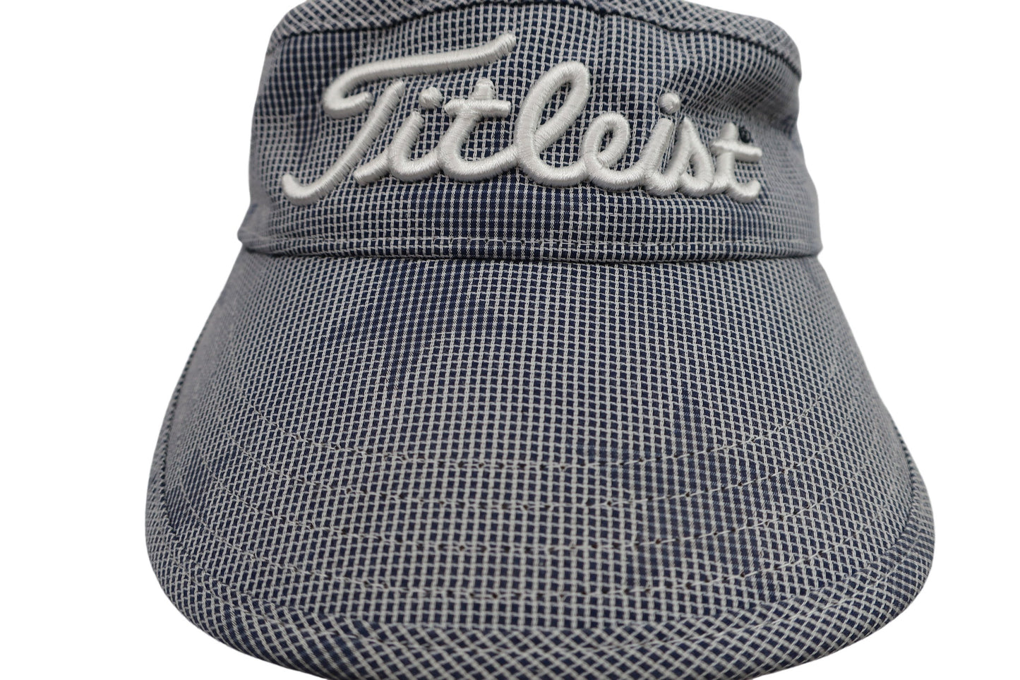 Titleist(タイトリスト) サンバイザー ネイビーチェック メンズ フリーサイズ A-5