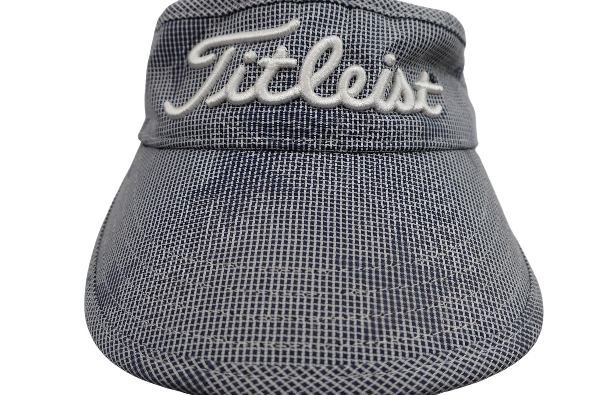 Titleist(タイトリスト) サンバイザー ネイビーチェック メンズ フリーサイズ A-5