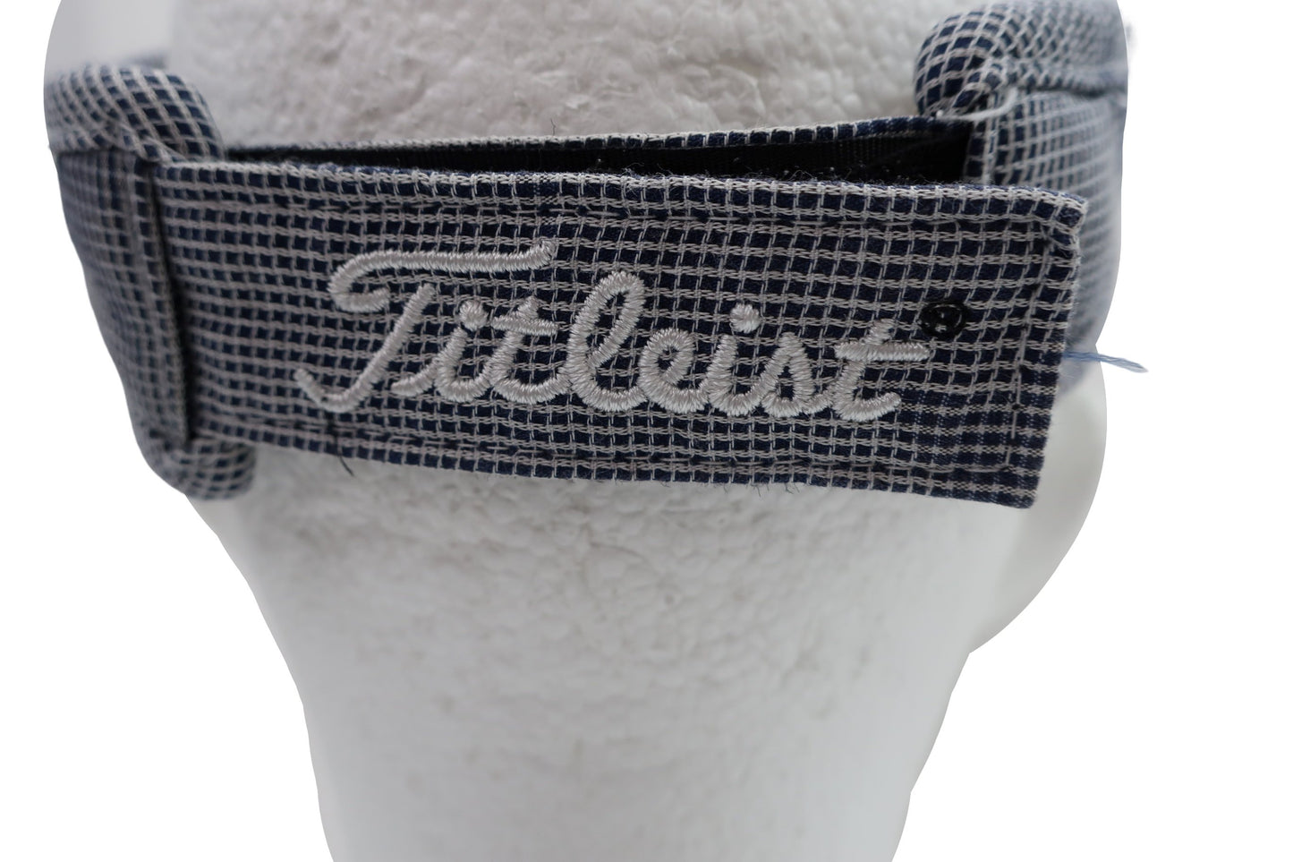 Titleist(タイトリスト) サンバイザー ネイビーチェック メンズ フリーサイズ A-6