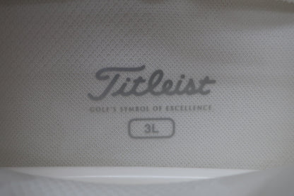 Titleist(タイトリスト) 長袖モックネックシャツ 白カモフラ柄 メンズ 3L A-4
