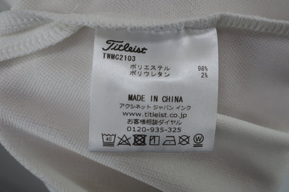 Titleist(タイトリスト) 長袖モックネックシャツ 白カモフラ柄 メンズ 3L A-7