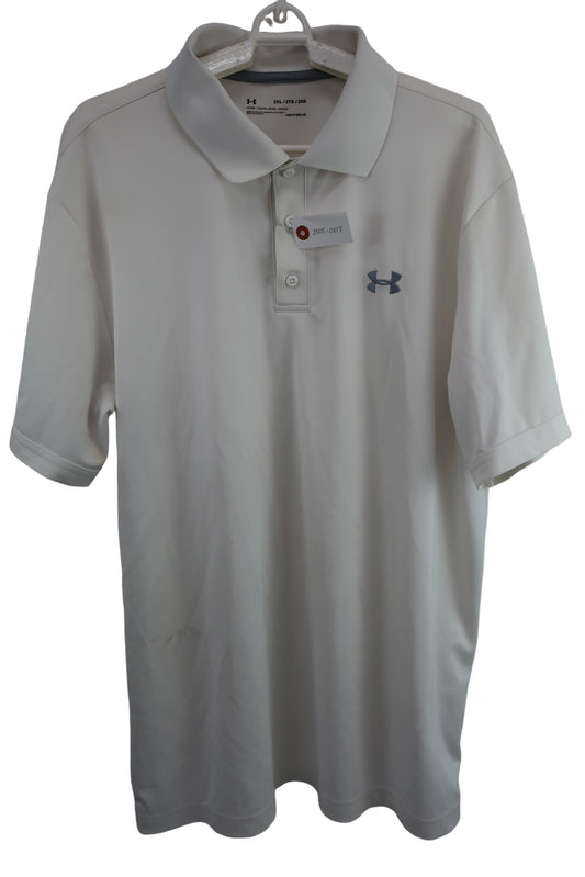UNDER ARMOUR(アンダーアーマー) ポロシャツ 白 メンズ 2XL B-1