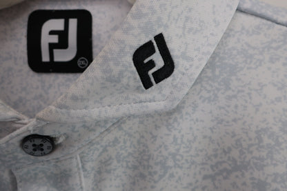 FOOTJOY(フットジョイ) ポロシャツ 白グレー総柄 メンズ 2XL B-3