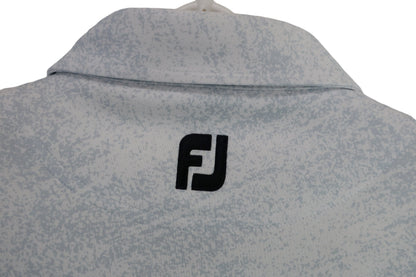 FOOTJOY(フットジョイ) ポロシャツ 白グレー総柄 メンズ 2XL B-9