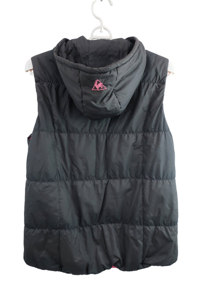 le coq sportif(ルコックスポルティフ) ダウンベスト 黒 レディース L B-5
