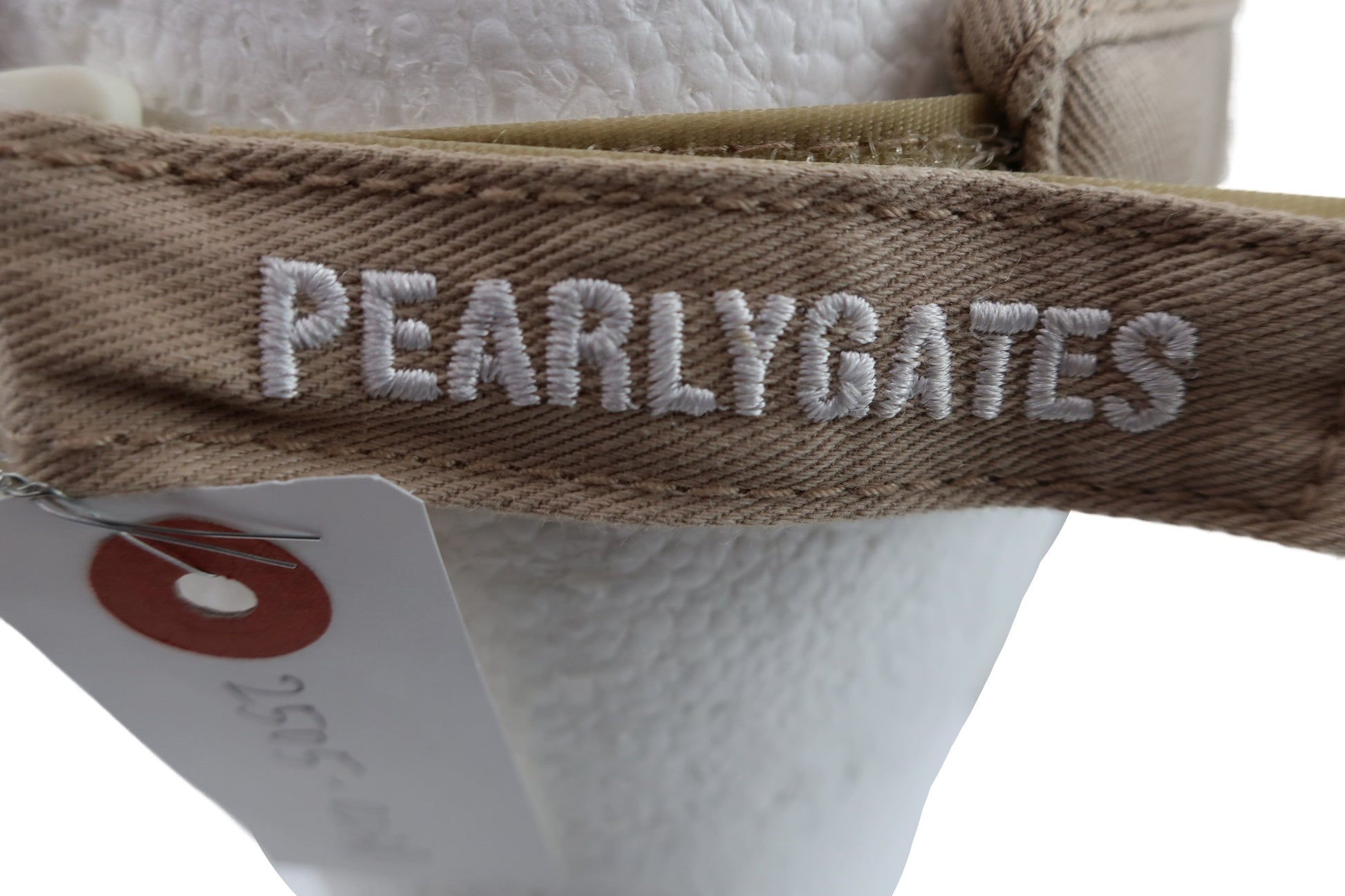 PEARLY GATES(パーリーゲイツ) サンバイザー ベージュ レディース M 053-287854 A-7