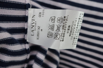 LANVIN SPORT(ランバンスポーツ) ベスト ネイビー薄ピンクボーダー レディース 40 B-7