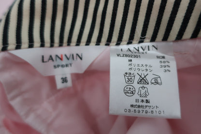 LANVIN SPORT(ランバンスポーツ) パンツ ピンクストライプ レディース 36 B-10
