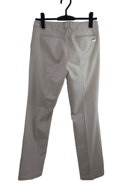 LANVIN SPORT(ランバンスポーツ) パンツ ベージュ白ストライプ レディース 38 A-3