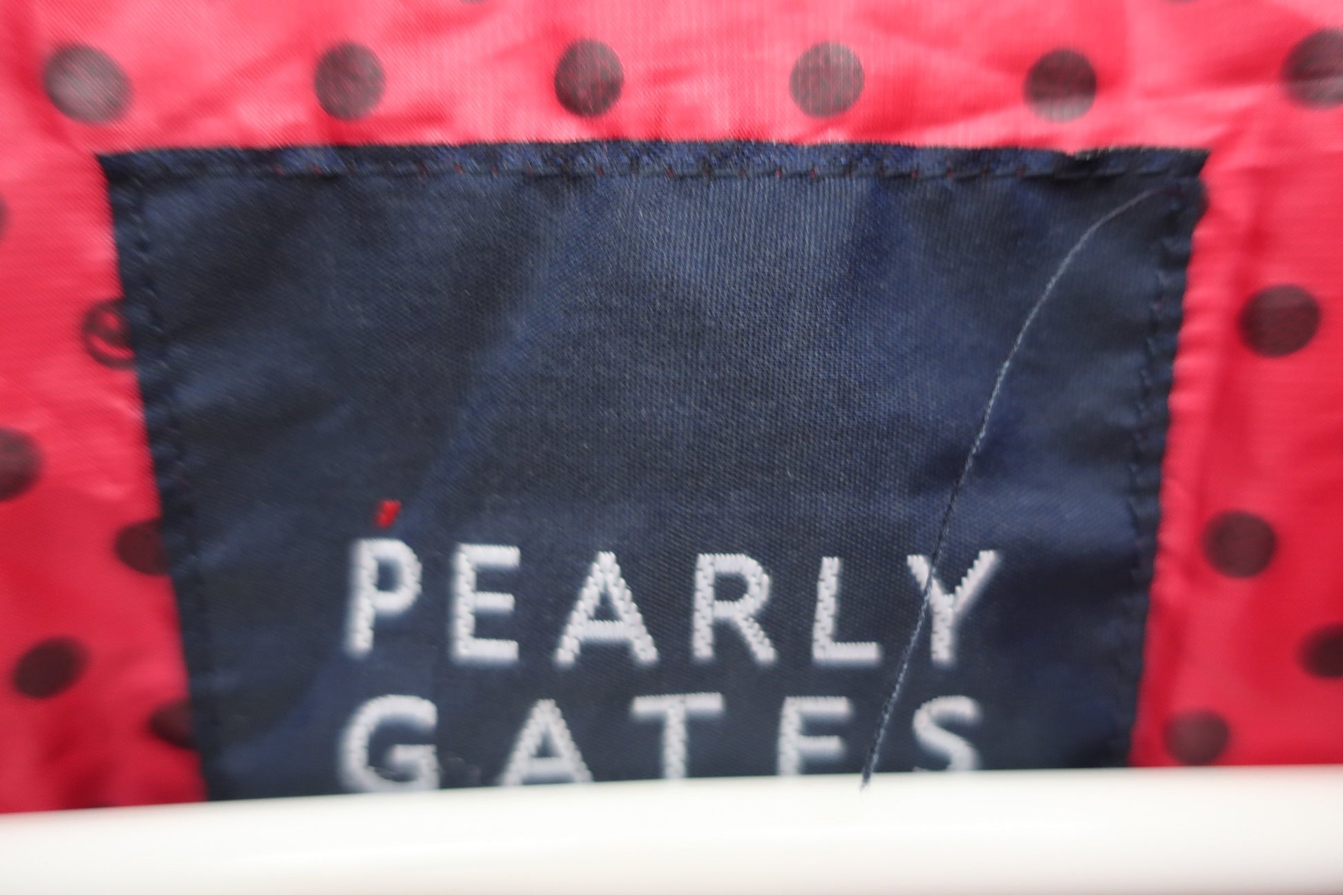 PEARLY GATES(パーリーゲイツ) 中綿ジャケット 黒ピンクドット レディース 2 055-6120002 A-3